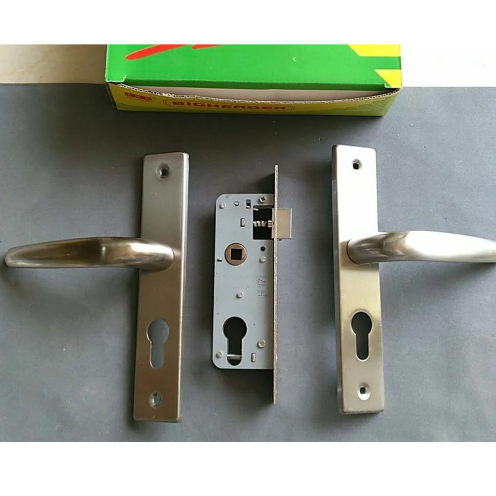 Stainless Steel Interior Door Lock Heavy-Duty Modern Panel Lock Silver for Home Office Bedroom Bathroom Security
Stainless Steel Interior Door Lock Heavy-Duty Modern Panel Lock Silver for Home Office Bedroom Bathroom Security