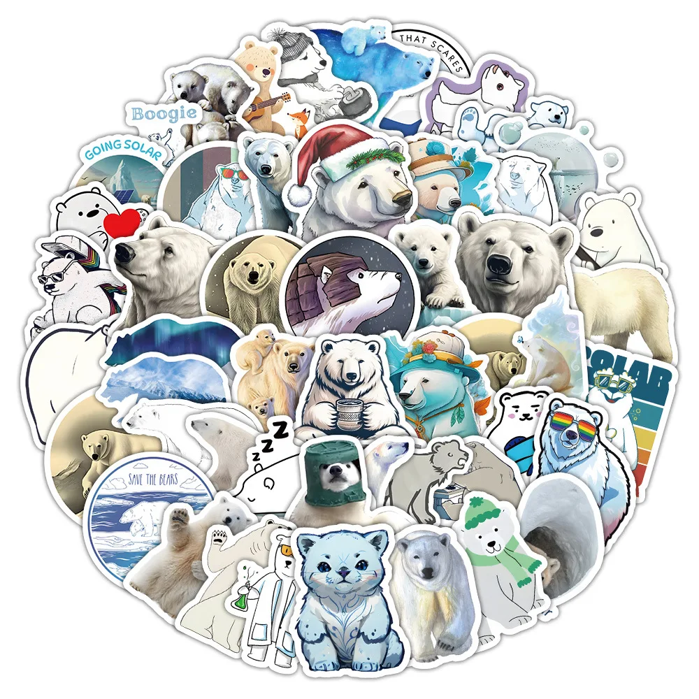10/50PCS Cartoon Animal Cute Polar Bear Graffiti Stickers Decoration Refrigerator Desk Pencil Case Laptop Waterproof Decal Toy
10/50PCS Cartoon Animal Cute Polar Bear Graffiti Stickers Decoration Refrigerator Desk Pencil Case Laptop Waterproof Decal Toy