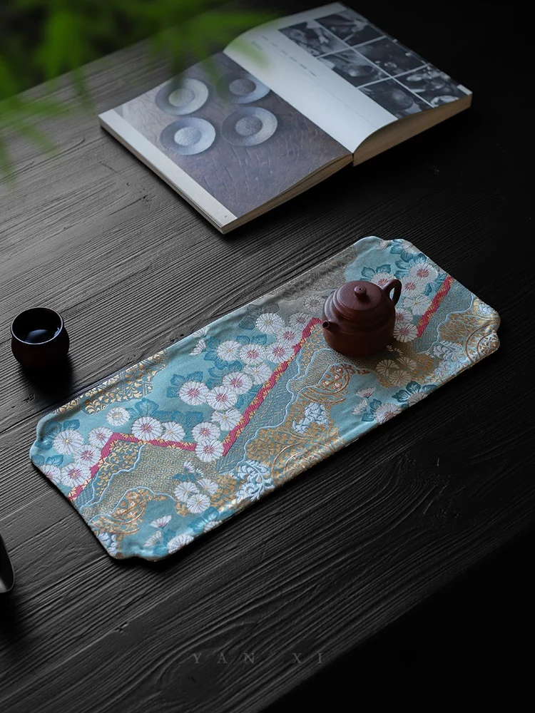 Chinese Sle Embroidered Silk Tea Tablecloth Portable Tea Room Mat Handmade Rust Proof Floral Pattern Cusizable
Chinese Sle Embroidered Silk Tea Tablecloth Portable Tea Room Mat Handmade Rust Proof Floral Pattern Cusizable