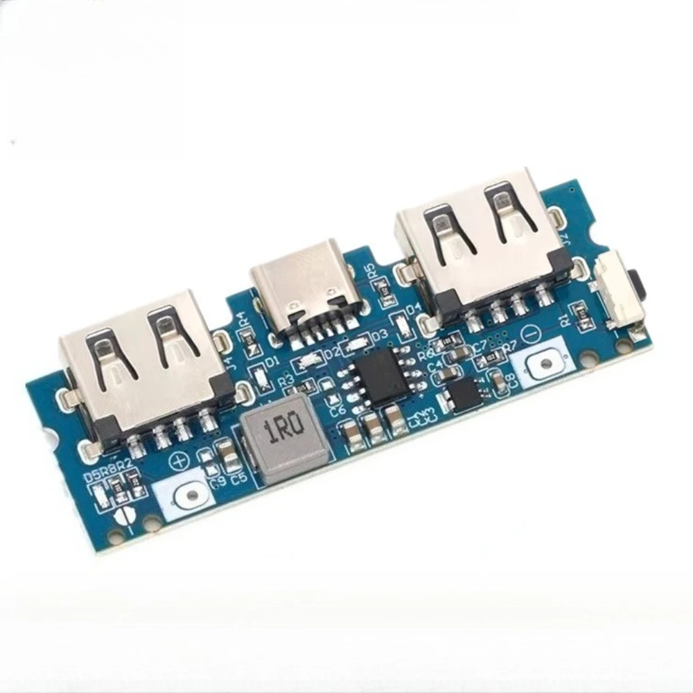 10pcs Type C Dual USB Power Bank Board 24A Boost Module 5V Output Mobile Power DIY PCB for Phone Charger
10pcs Type C Dual USB Power Bank Board 24A Boost Module 5V Output Mobile Power DIY PCB for Phone Charger