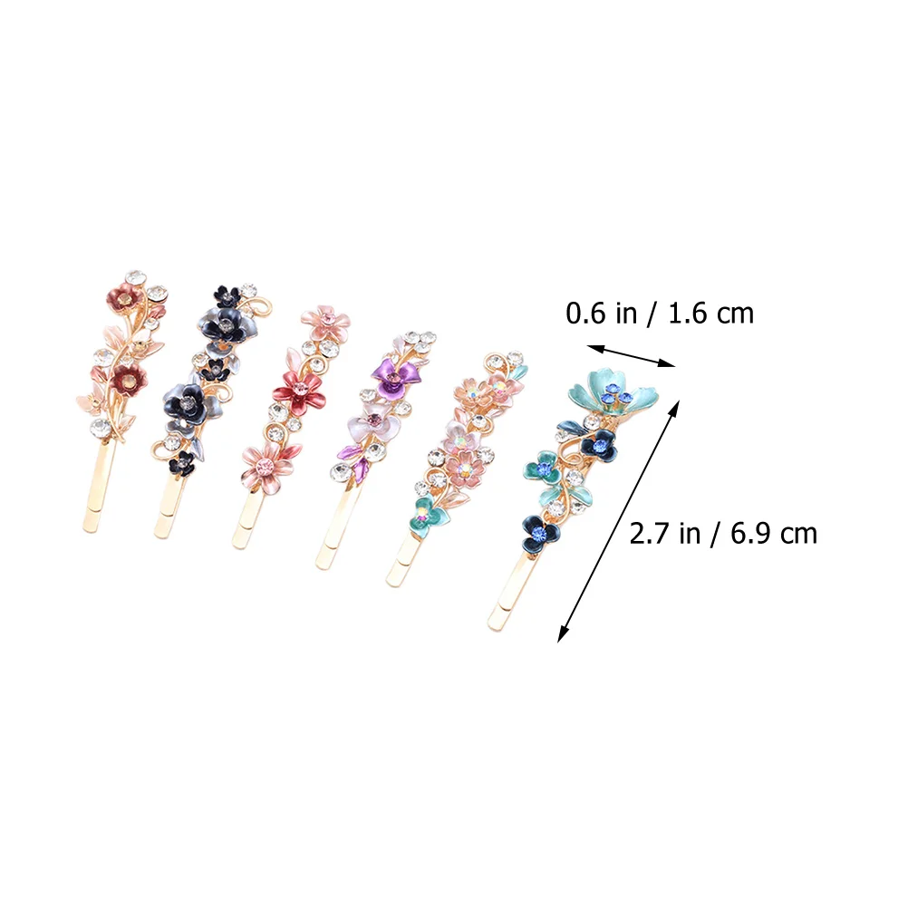 6 Pcs Vintage Floral Rhinestones Hairpins Design Accessories for Women Weddings Banquets Parties Hair Clips
6 Pcs Vintage Floral Rhinestones Hairpins Design Accessories for Women Weddings Banquets Parties Hair Clips