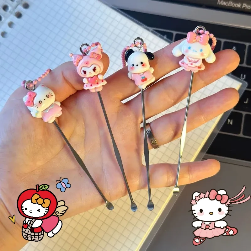 Sanrio Hello Kitty Cartoon Ear Scooper Creative Stainless Steel Ear Spoon Care for Baby Adults Kuromi Healthy Ear Scoop Reusable
Sanrio Hello Kitty Cartoon Ear Scooper Creative Stainless Steel Ear Spoon Care for Baby Adults Kuromi Healthy Ear Scoop Reusable
