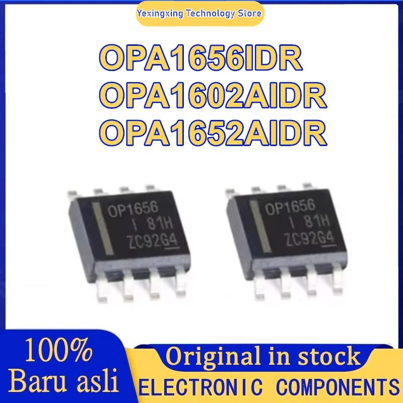 5 шт. OPA1656IDR OP1656 OPA1652AIDR OP1652 OPA1602AIDR 01602A SOIC-8 SOP8 Совершенно новые оригинальные чипы ic
5 шт. OPA1656IDR OP1656 OPA1652AIDR OP1652 OPA1602AIDR 01602A SOIC-8 SOP8 Совершенно новые оригинальные чипы ic