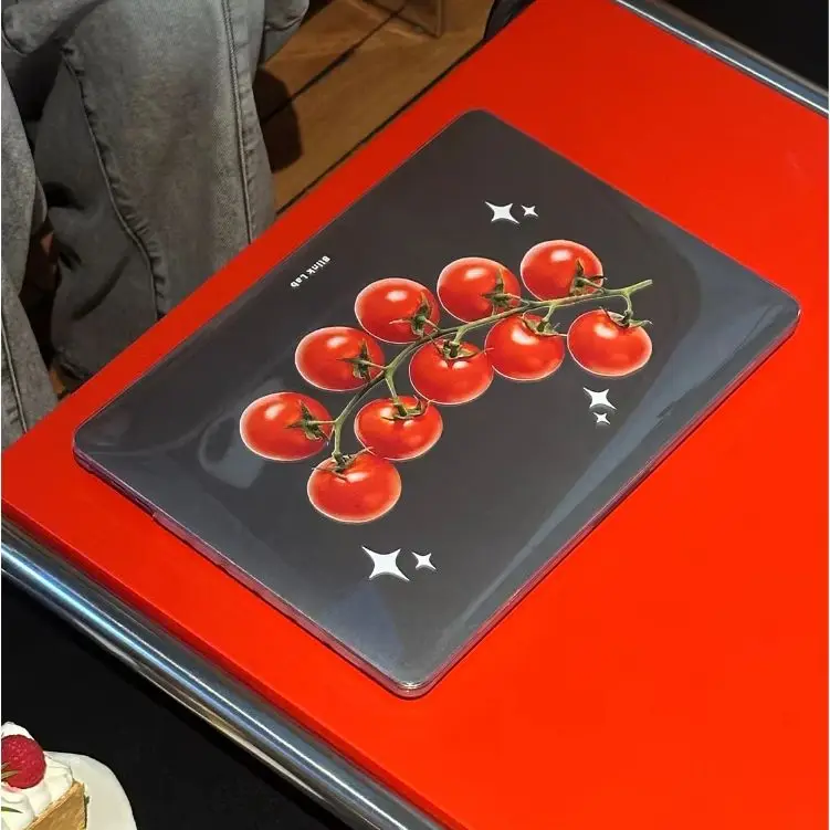 Tomato Laptop Cover For Macbook Air 13 15in NEO M5 M4 A3240 A3113 A3241 A2941 A2337 Pro16 M3 M2 M1 A2338 Clear Crystal Cover
Tomato Laptop Cover For Macbook Air 13 15in NEO M5 M4 A3240 A3113 A3241 A2941 A2337 Pro16 M3 M2 M1 A2338 Clear Crystal Cover