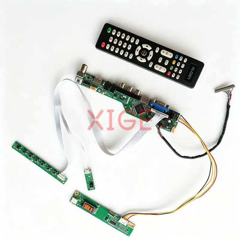 For LTN150XB LTN150XG LTN150X6 TM150XG Matrix Controller Drive Board DIY Kit HDMI+VGA+AV+USB 1024x768 1024*768 LVDS-30Pin 1-CCFL
For LTN150XB LTN150XG LTN150X6 TM150XG Matrix Controller Drive Board DIY Kit HDMI+VGA+AV+USB 1024x768 1024*768 LVDS-30Pin 1-CCFL