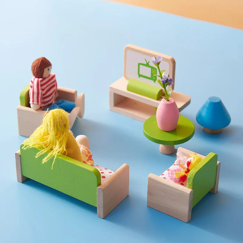 Wooden Dollhouse Miniature 6 People Set Pretend Toys Figures Dressed Characters Wooden Jointed Dolls Doll Family Children Muppet
Wooden Dollhouse Miniature 6 People Set Pretend Toys Figures Dressed Characters Wooden Jointed Dolls Doll Family Children Muppet