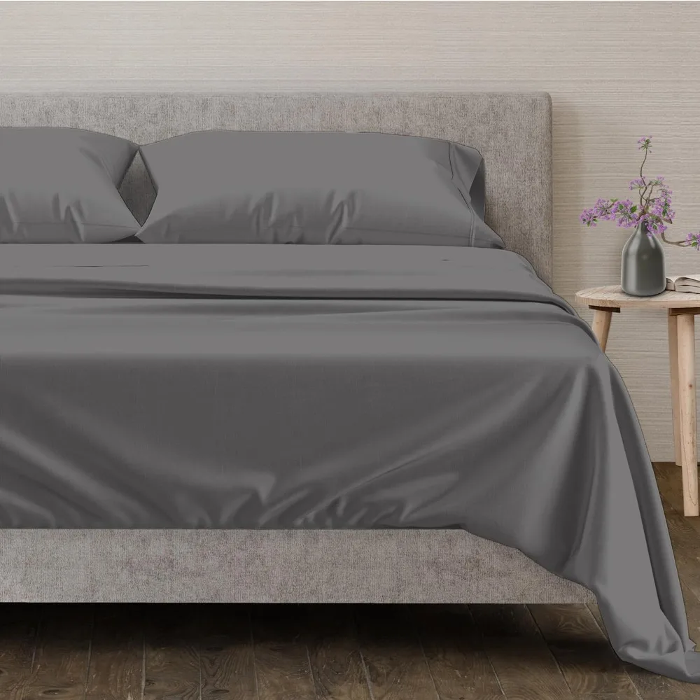 Mayfair Linen 100% Egyptian Cotton Queen Size Sheet Set - 4 PC 600 Thread Count Egyptian Cotton Sheets Set for Queen Size Bed (D
Mayfair Linen 100% Egyptian Cotton Queen Size Sheet Set - 4 PC 600 Thread Count Egyptian Cotton Sheets Set for Queen Size Bed (D