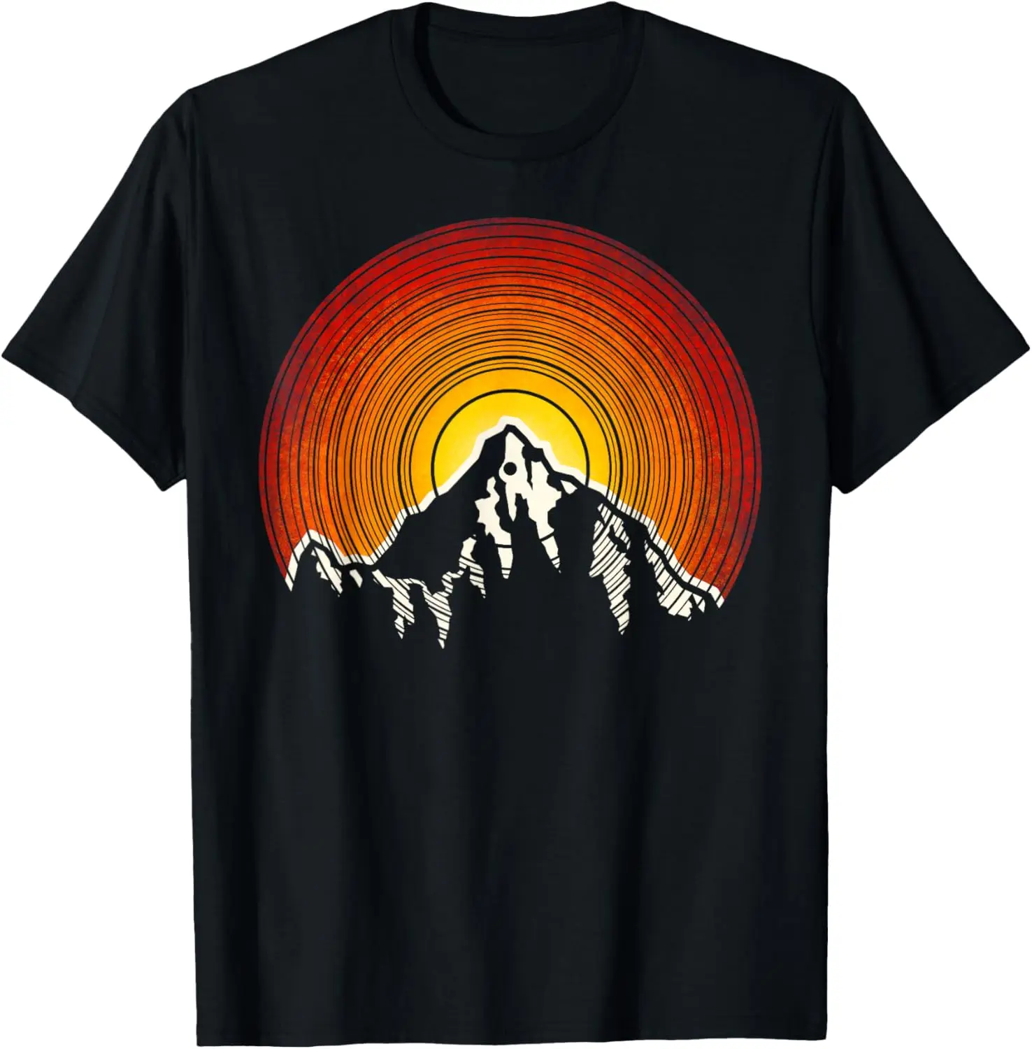 Vinyl Record Mountain Sunset Retro Graphic Tee Men's Outdoor Adventure Music Shirt
Vinyl Record Mountain Sunset Retro Graphic Tee Men's Outdoor Adventure Music Shirt