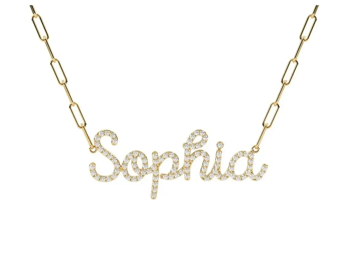 Name Chain Necklace Paper Clip Chain Necklace Custom Name Stainless Steel Necklace Best Gift For Her/Him Mother's Day Gift
Name Chain Necklace Paper Clip Chain Necklace Custom Name Stainless Steel Necklace Best Gift For Her/Him Mother's Day Gift