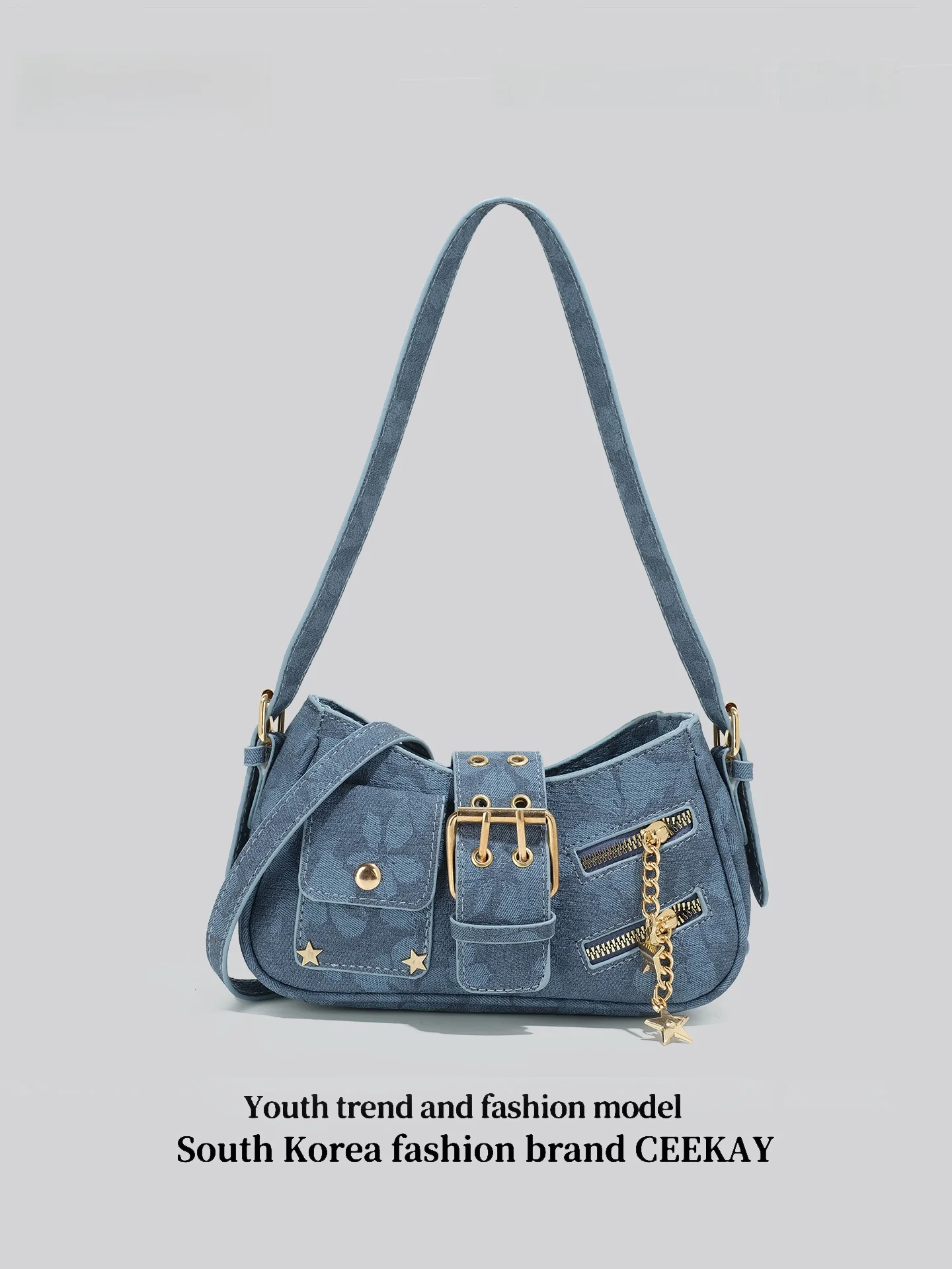 Ceekay Original Denim Light Luxury Underarm Bag Small High-End Feeling Women's 2026 New Crossbody Bag Vintage Artistic Style ...
Ceekay Original Denim Light Luxury Underarm Bag Small High-End Feeling Women's 2026 New Crossbody Bag Vintage Artistic Style ...