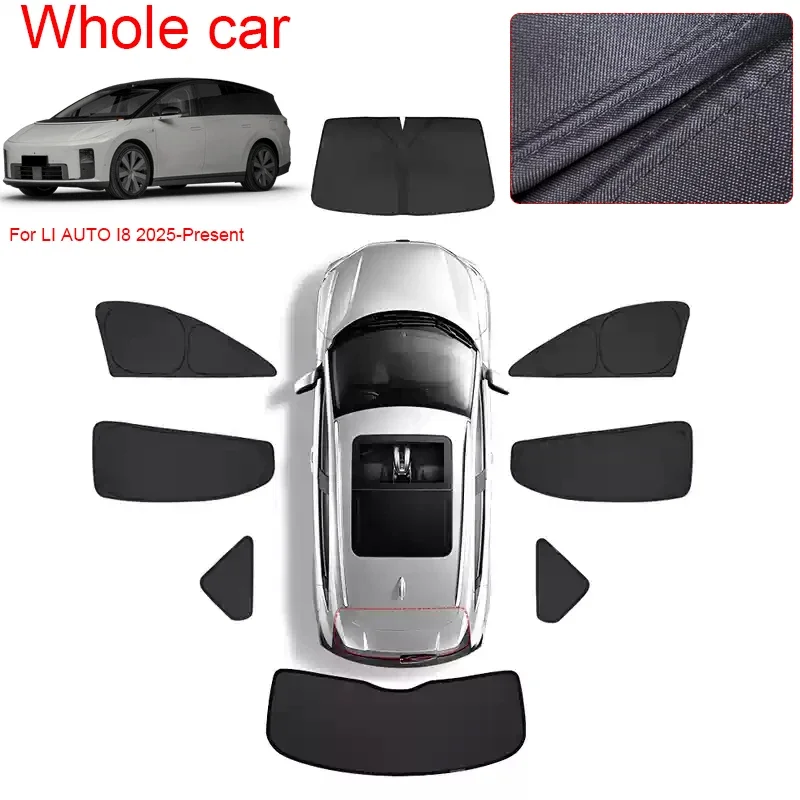 Car Blackout Privacy Window Shades For LI AUTO I8 2025-Present Auto Anti-UV Heat Insulation Protect Cover Interior Accessory
Car Blackout Privacy Window Shades For LI AUTO I8 2025-Present Auto Anti-UV Heat Insulation Protect Cover Interior Accessory