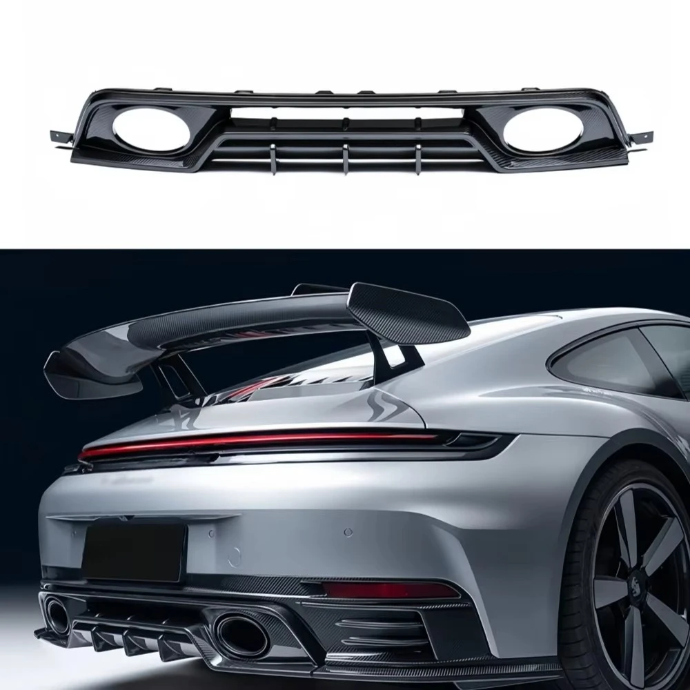 Car Rear Bumper Lip Upgrade PK Style Dry Carbon Fiber Rear Diffuser Upper Body Kit for Porsche 992.2
Car Rear Bumper Lip Upgrade PK Style Dry Carbon Fiber Rear Diffuser Upper Body Kit for Porsche 992.2