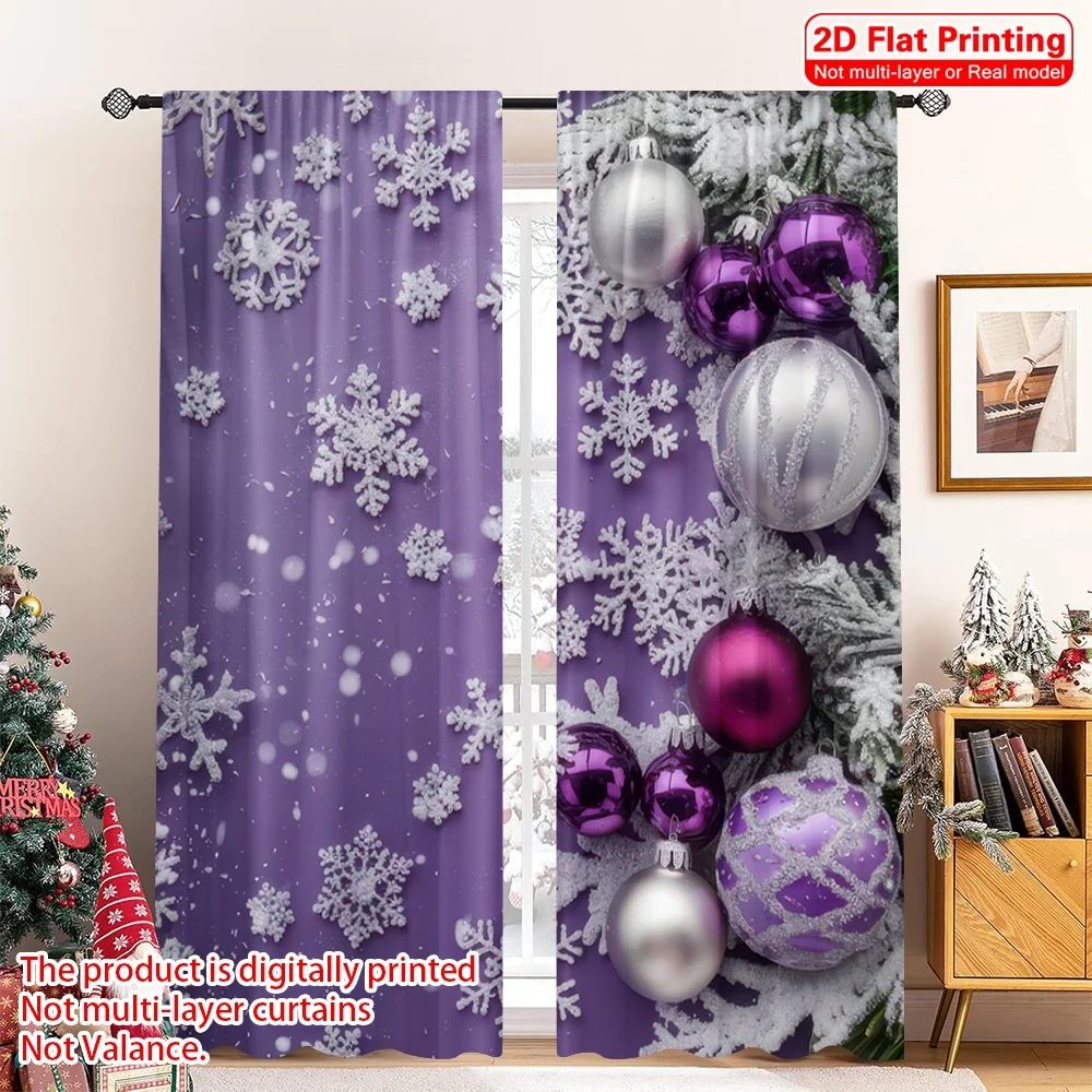 2pcs 2D flat printing Merry Christmas Curtains Christmas Window Polyester Without Electricity Party Decorations Use for Indoor
2pcs 2D flat printing Merry Christmas Curtains Christmas Window Polyester Without Electricity Party Decorations Use for Indoor