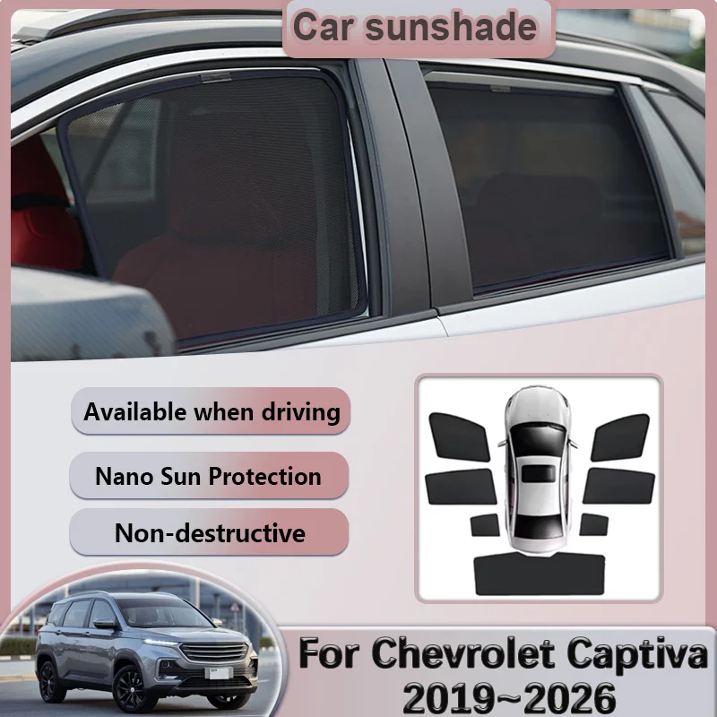 For Chevrolet Captiva MK2 2019~2026 Baojun 530 Car Mesh Sunshades Window Magnetic Sun Visors Privacy Curtains Shade Accessories
For Chevrolet Captiva MK2 2019~2026 Baojun 530 Car Mesh Sunshades Window Magnetic Sun Visors Privacy Curtains Shade Accessories