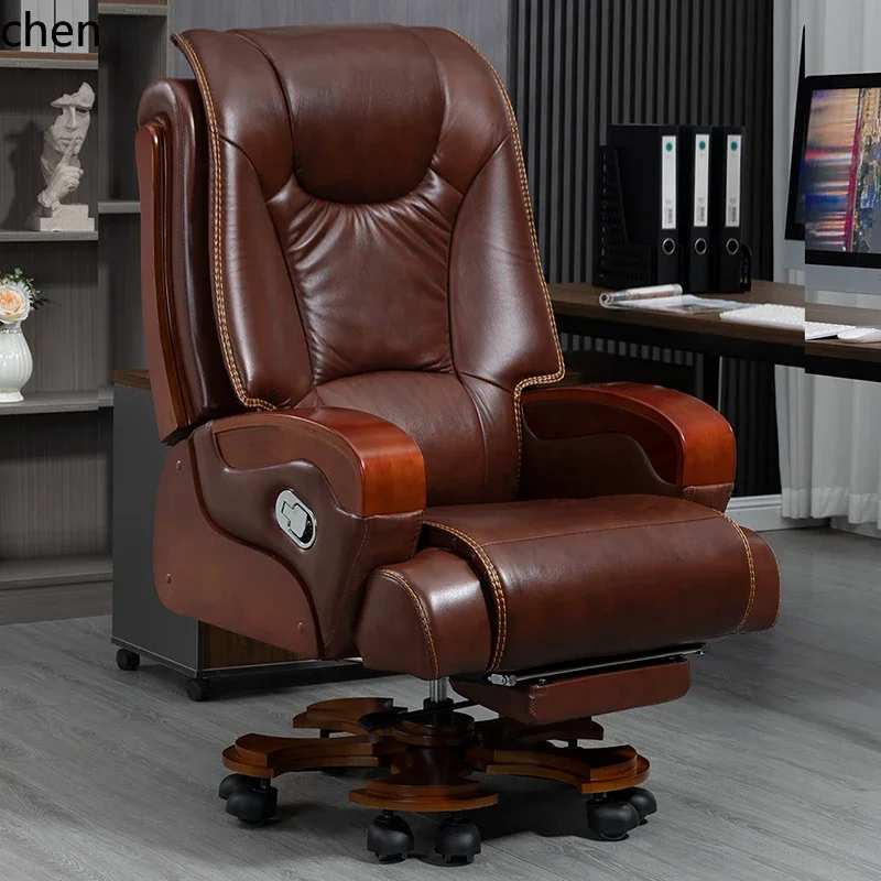 YZ-1 home computer chair leather reclining business comfortable sedentary backrest to class chair
YZ-1 home computer chair leather reclining business comfortable sedentary backrest to class chair