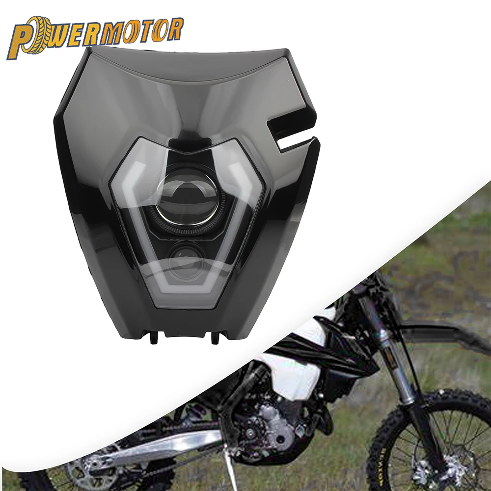 Motorcycle LED Headlight Fairing Plate Headlamp Motocross Headlight Enduro Supermoto Dirt Bike For KTM EXC-F250
Motorcycle LED Headlight Fairing Plate Headlamp Motocross Headlight Enduro Supermoto Dirt Bike For KTM EXC-F250