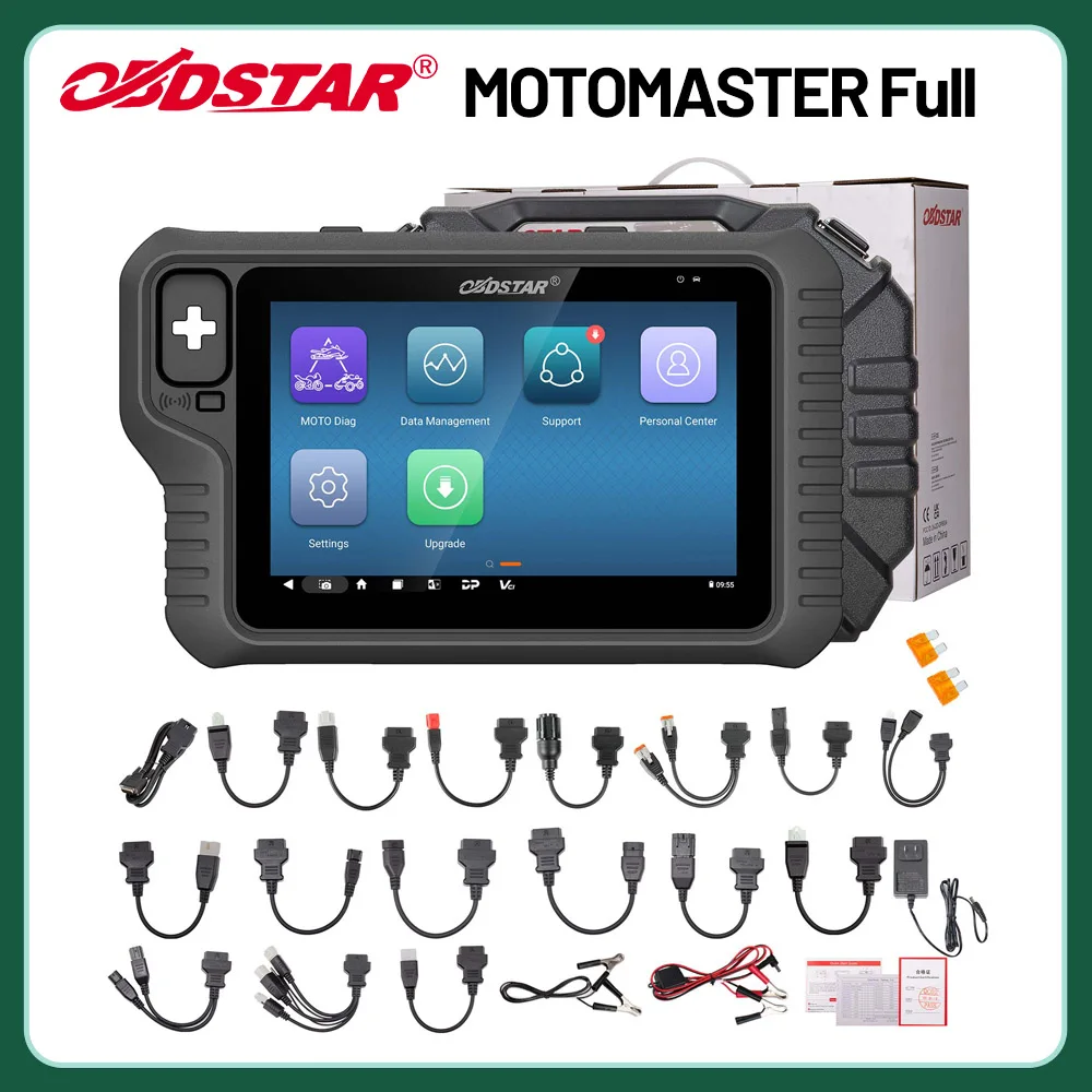 OBDSTAR MOTOMASTER Мотоциклетный сканер Полная версия MOTO Diag + Marine Diag + E-MOTO Diag + IMMO + Cluster Recalibration
OBDSTAR MOTOMASTER Мотоциклетный сканер Полная версия MOTO Diag + Marine Diag + E-MOTO Diag + IMMO + Cluster Recalibration