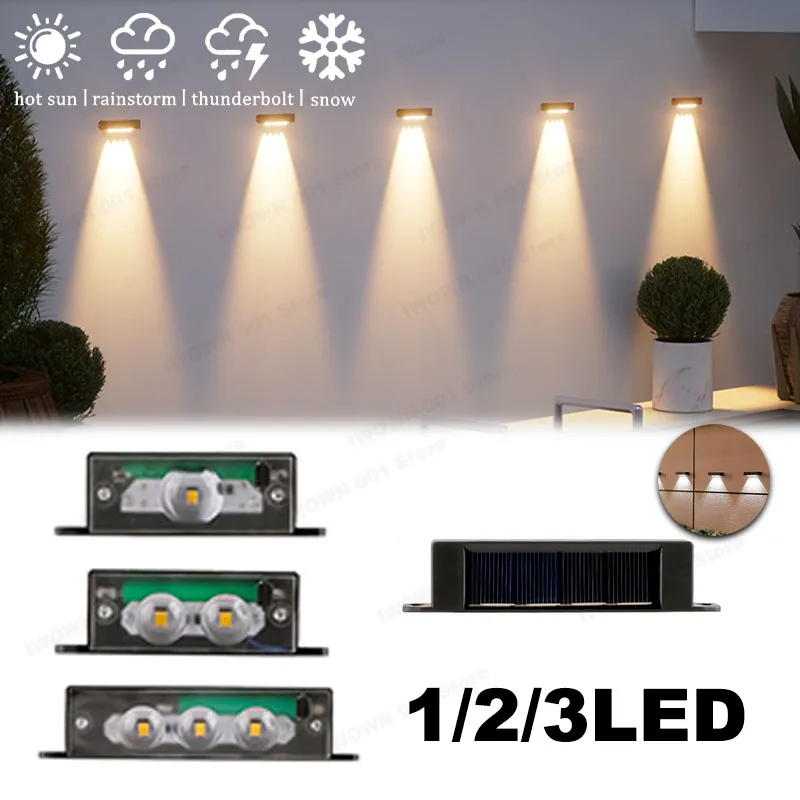 1/2/3LED Solar Wall Light Outdoor Patio Garden Decorative Light Handmade DIY Installation Waterproof Landscape Light
1/2/3LED Solar Wall Light Outdoor Patio Garden Decorative Light Handmade DIY Installation Waterproof Landscape Light