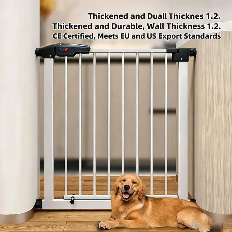 Hot Sale Adjustable Extendable Pet Gate Pressure Mounted No Drill Safety Barrier for Dogs at Home
Hot Sale Adjustable Extendable Pet Gate Pressure Mounted No Drill Safety Barrier for Dogs at Home