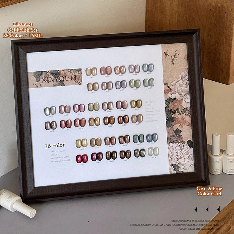 36 Colors Magnetic Cat Eye Gel Polish Set Fine Shimmer Glass Bead UV LED Soak Off Nail Gel Varnish Long Lasting Nail Art Kit
36 Colors Magnetic Cat Eye Gel Polish Set Fine Shimmer Glass Bead UV LED Soak Off Nail Gel Varnish Long Lasting Nail Art Kit