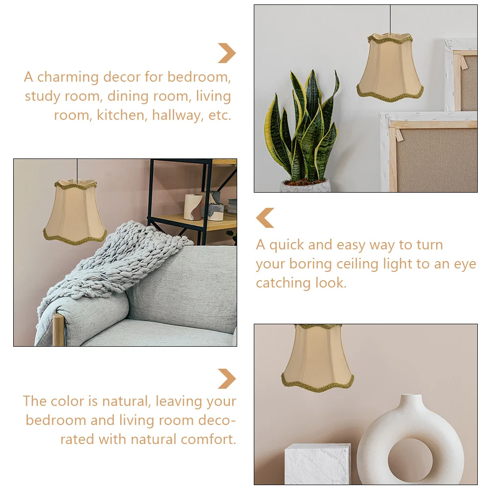E14 Wave Mouth Lamp Shade Fabric Light Cover Home Ceiling Pendant Lampshade Bedroom Living Room Dining Study Hallway
E14 Wave Mouth Lamp Shade Fabric Light Cover Home Ceiling Pendant Lampshade Bedroom Living Room Dining Study Hallway