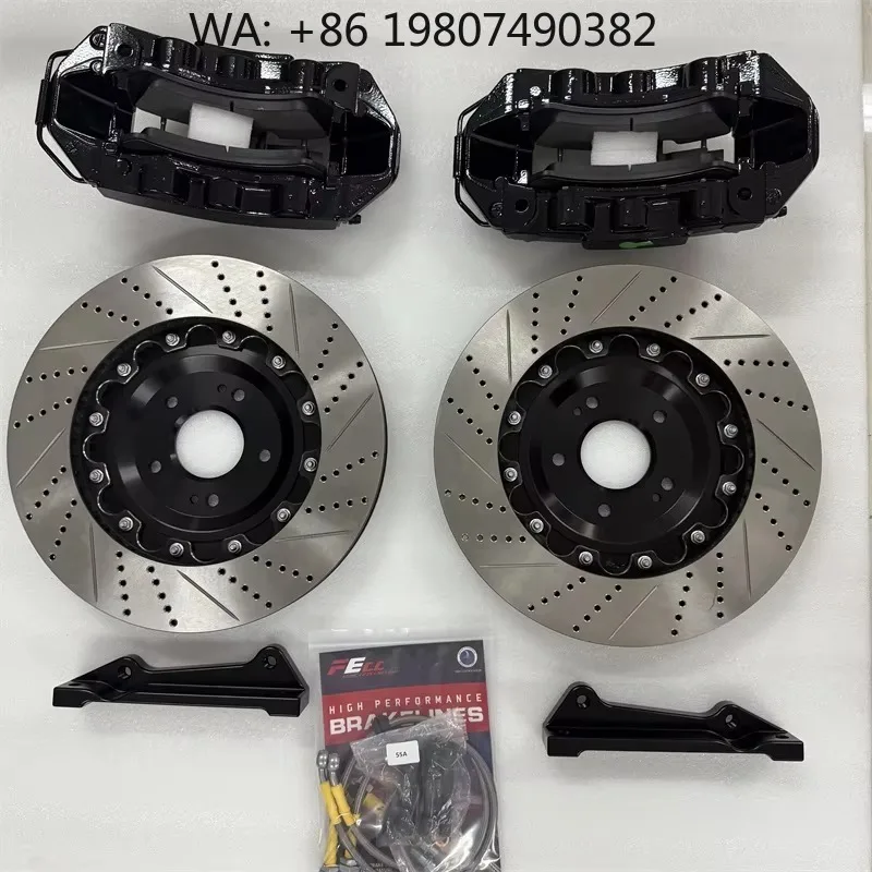 New 17Z-4 4 Piston 355x28mm Rear Brake Kit High Performance Racing System For Modern Compact Sports Car Universal Refit Parts
New 17Z-4 4 Piston 355x28mm Rear Brake Kit High Performance Racing System For Modern Compact Sports Car Universal Refit Parts