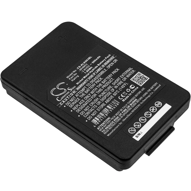 Ni-MH Crane Remote Control Battery for Autec, 3.6V, 500mAh, Compatible Models: LK NEO 
Ni-MH Crane Remote Control Battery for Autec, 3.6V, 500mAh, Compatible Models: LK NEO