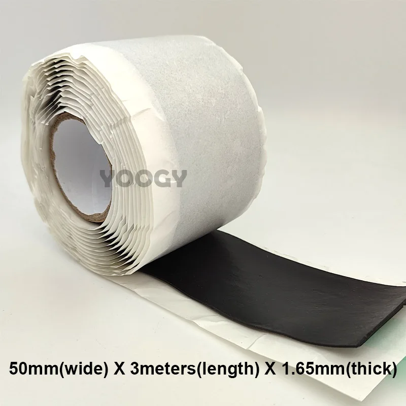 Electrical Waterproof Insulating Seal Tape Rubber Mastic for Cable Wap Filling (50mmx1.65mm (2in. x,065in.)
Electrical Waterproof Insulating Seal Tape Rubber Mastic for Cable Wap Filling (50mmx1.65mm (2in. x,065in.)