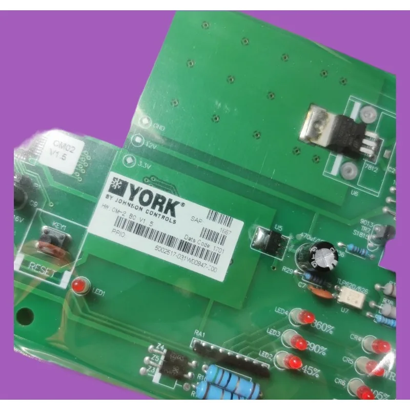 Parts for York York Air Conditioning 031-00947 000 Current Sense 031W00947-000 CM-2 Test Board
Parts for York York Air Conditioning 031-00947 000 Current Sense 031W00947-000 CM-2 Test Board