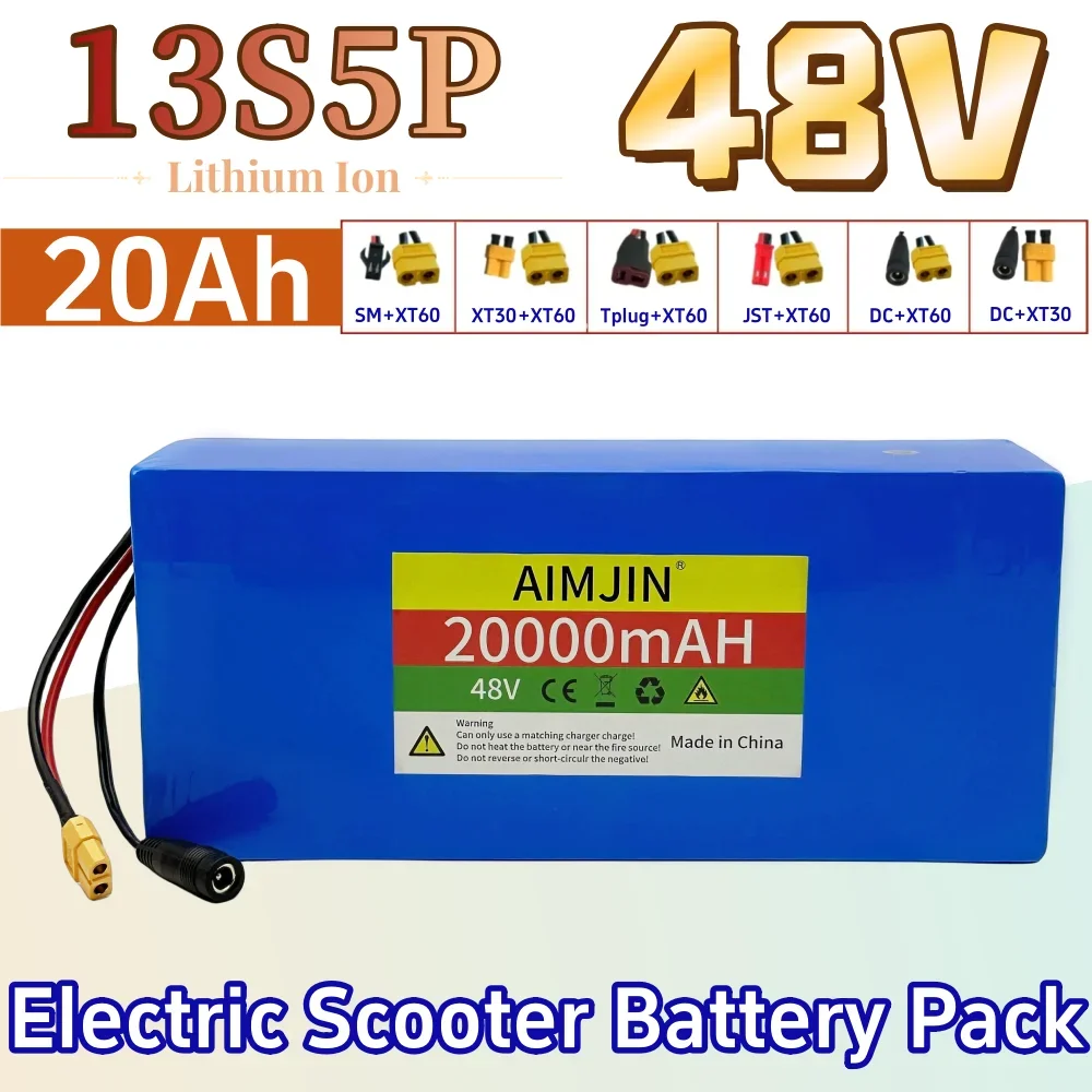 18650 13S 5P комплект литий-ионный батарей 48V 20000mAh перезаряжаемая батарея встроенная BMS 500-1000W для электрических велосипедов скутеров
18650 13S 5P комплект литий-ионный батарей 48V 20000mAh перезаряжаемая батарея встроенная BMS 500-1000W для электрических велосипедов скутеров