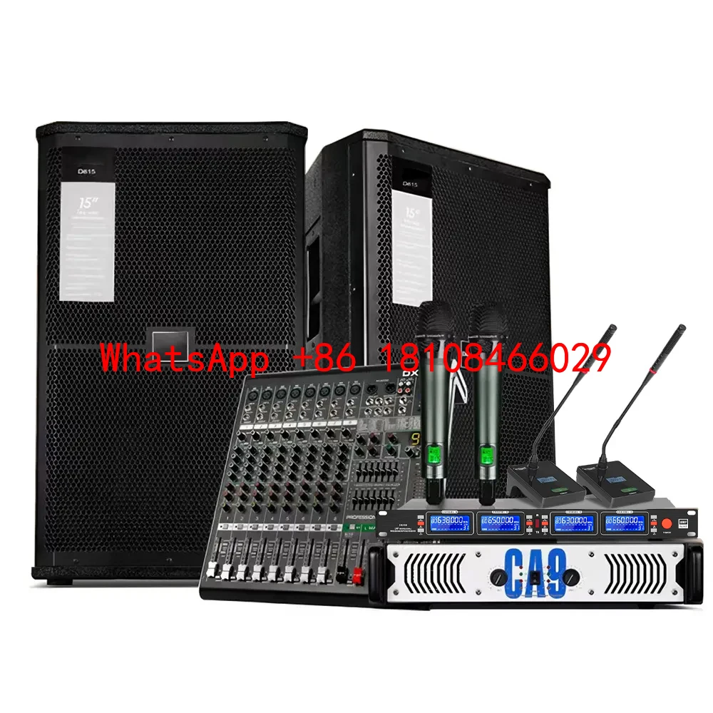 D100C Professional DJ Speakers Dual 15 Inch Full Range Woofer for Stage Performance Metal Audio Sound Equipment
D100C Professional DJ Speakers Dual 15 Inch Full Range Woofer for Stage Performance Metal Audio Sound Equipment