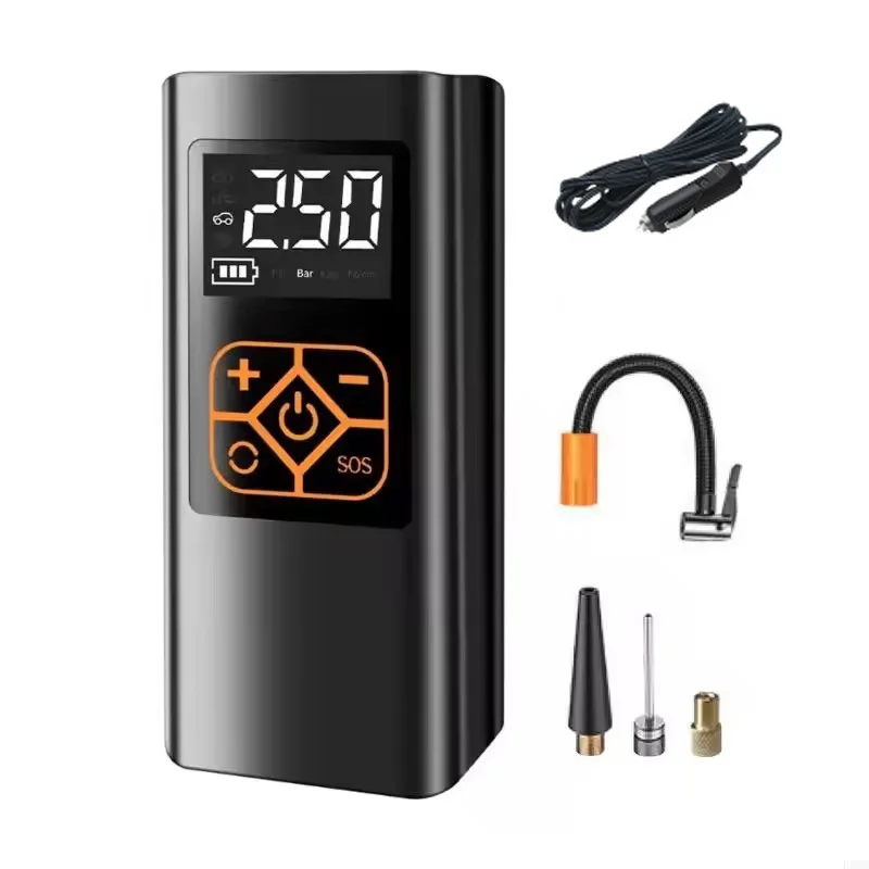 Wired Car Air Pump Portable Mini Electric Tire Pump Air Compressor Handheld Digital Display Charging Pumps
Wired Car Air Pump Portable Mini Electric Tire Pump Air Compressor Handheld Digital Display Charging Pumps