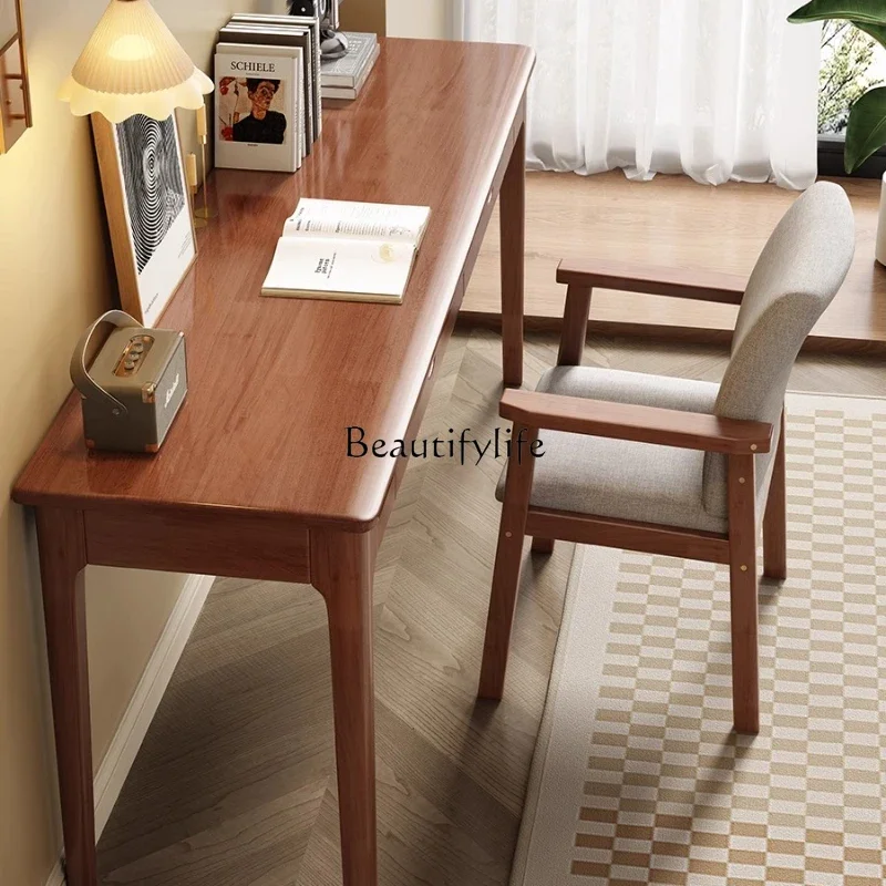 FG10Solid wood desk 40/45cm wide and narrow household simple small apartment bedroom middle school student writing desk
FG10Solid wood desk 40/45cm wide and narrow household simple small apartment bedroom middle school student writing desk