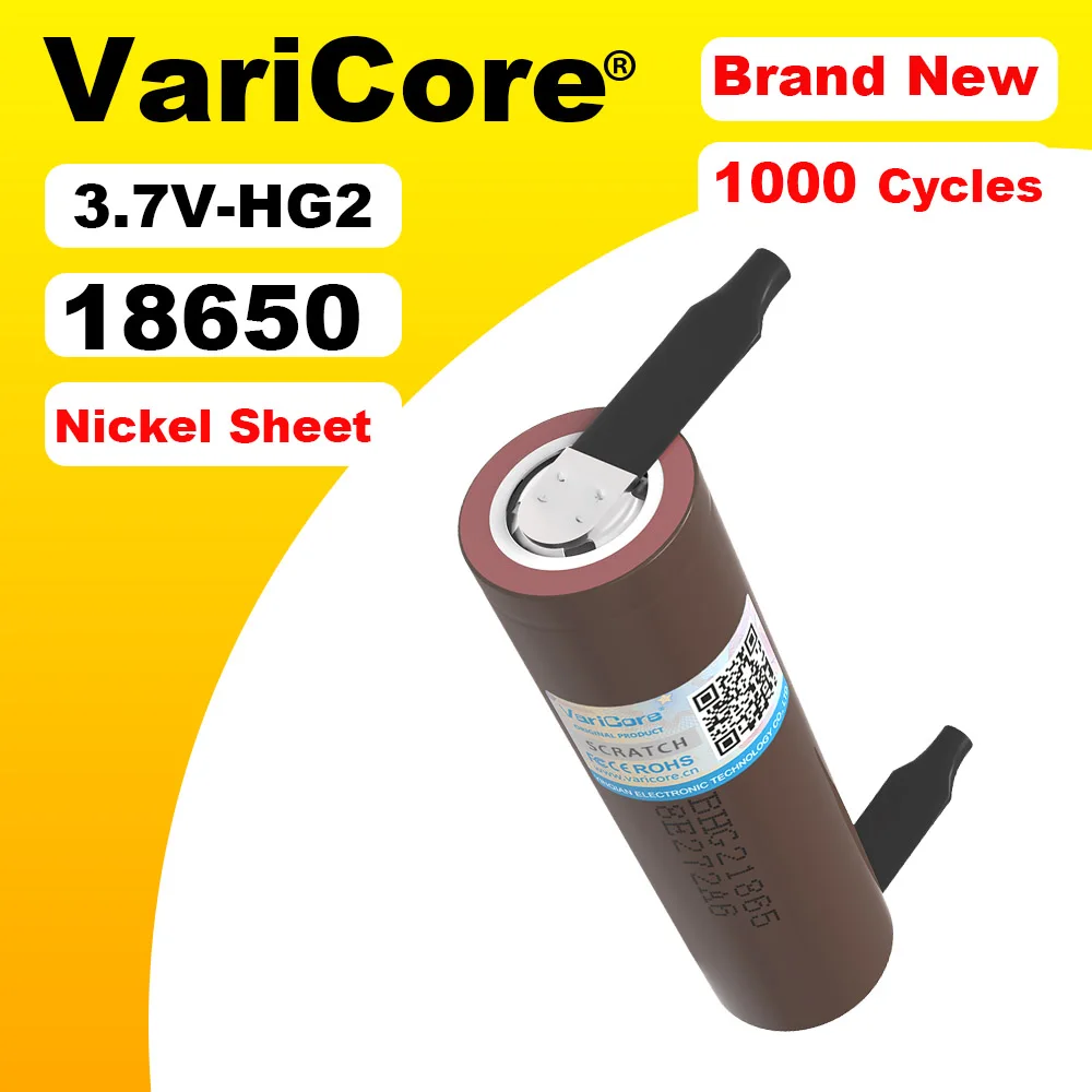 LiitoKala 100% Original HG2 18650 3000mAh battery 18650HG2 3.6V discharge 20A, dedicated For hg2 batteries + DIY Nickel
LiitoKala 100% Original HG2 18650 3000mAh battery 18650HG2 3.6V discharge 20A, dedicated For hg2 batteries + DIY Nickel