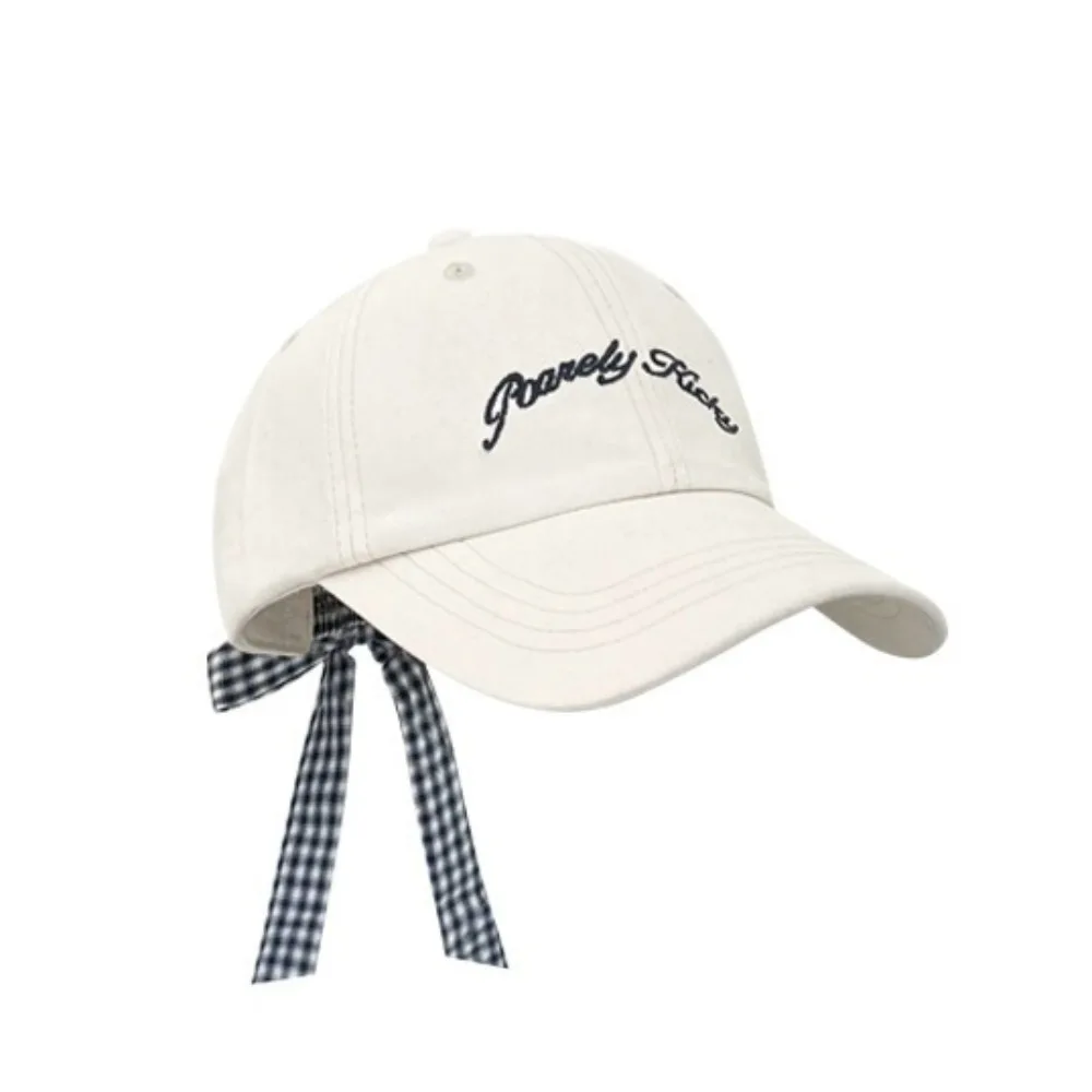 Cotton Letter Baseball Cap UV Protection Dome Bow Strap Baseball Cap Casual Korean Version Plaid Bow Protection Hats Hiking
Cotton Letter Baseball Cap UV Protection Dome Bow Strap Baseball Cap Casual Korean Version Plaid Bow Protection Hats Hiking