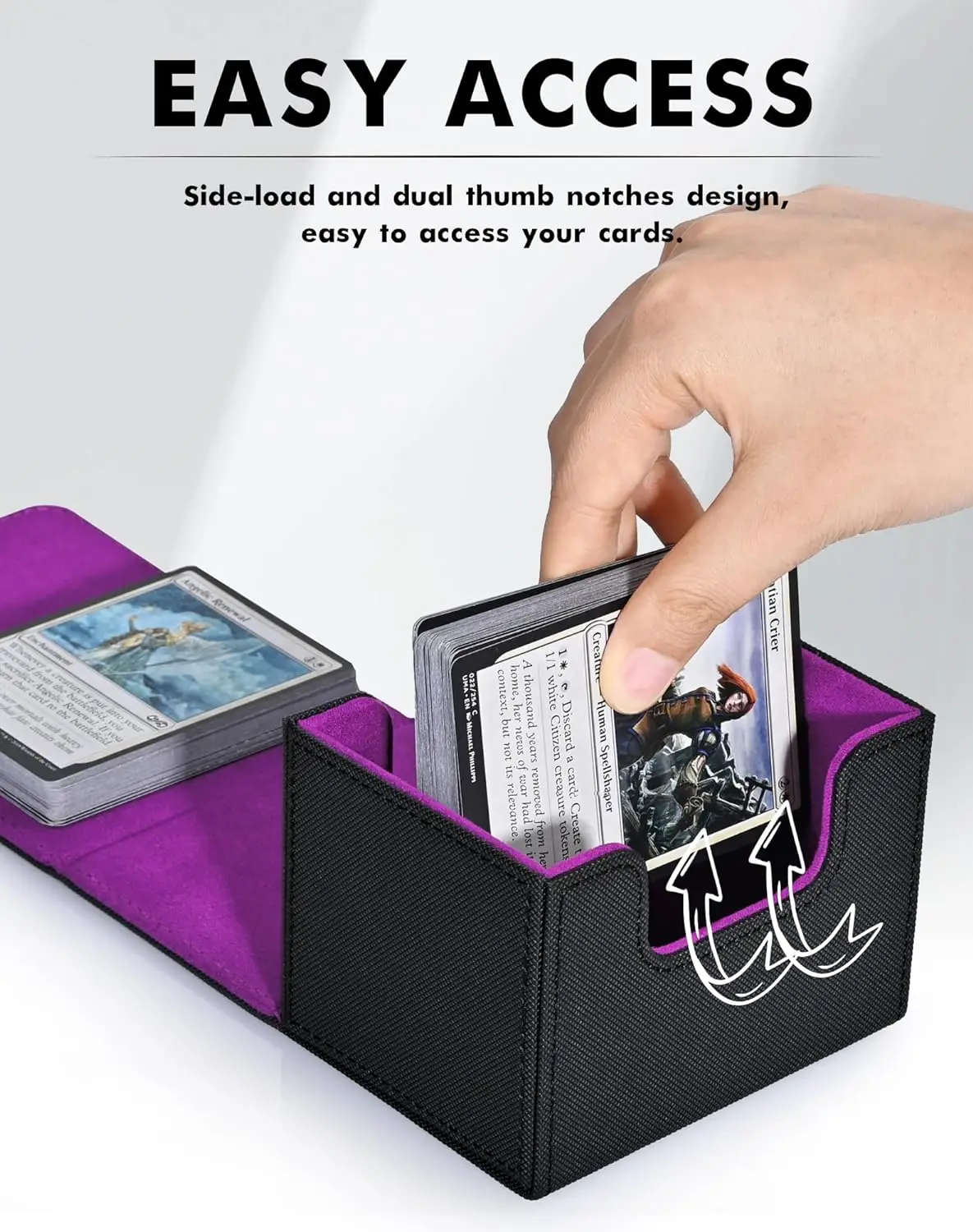 Card Deck Box Collectible Cards Container with Magnetic Closure Card Deck Storage Box for Sports Cards Trading Card Games GIFT
Card Deck Box Collectible Cards Container with Magnetic Closure Card Deck Storage Box for Sports Cards Trading Card Games GIFT