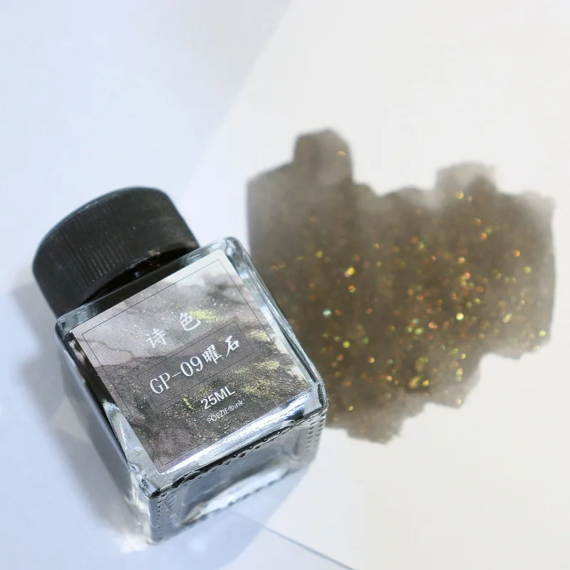 POEZIE 24 Colors 25ml Sheen Fountain Pen Ink Non-Carbon With Gold Powder For Glass Dip Pen Art School Supplies Stationery
POEZIE 24 Colors 25ml Sheen Fountain Pen Ink Non-Carbon With Gold Powder For Glass Dip Pen Art School Supplies Stationery