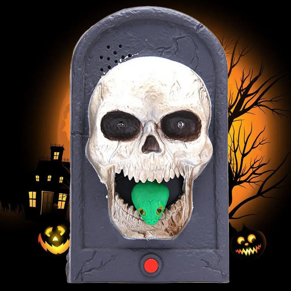 1 шт. Хэллоуинский дверной звонок с интерактивными световыми эффектами для дома с привидениями, подарок для детей, украшение для вечеринки
1 шт. Хэллоуинский дверной звонок с интерактивными световыми эффектами для дома с привидениями, подарок для детей, украшение для вечеринки