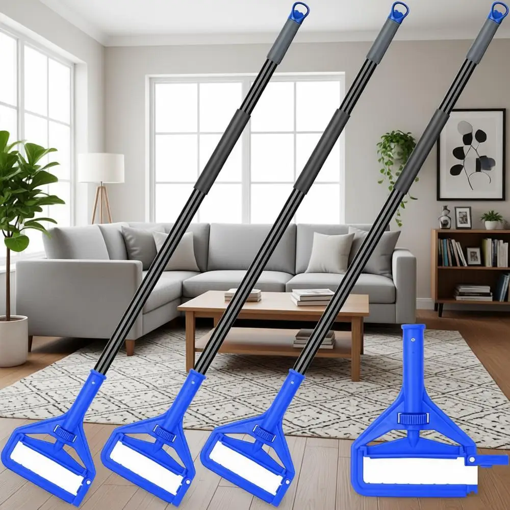 60 Inch Heavy-Duty Industrial Metal Mop Handle, Quick-Change Replacement for Wet Mops, 3-Pack
60 Inch Heavy-Duty Industrial Metal Mop Handle, Quick-Change Replacement for Wet Mops, 3-Pack