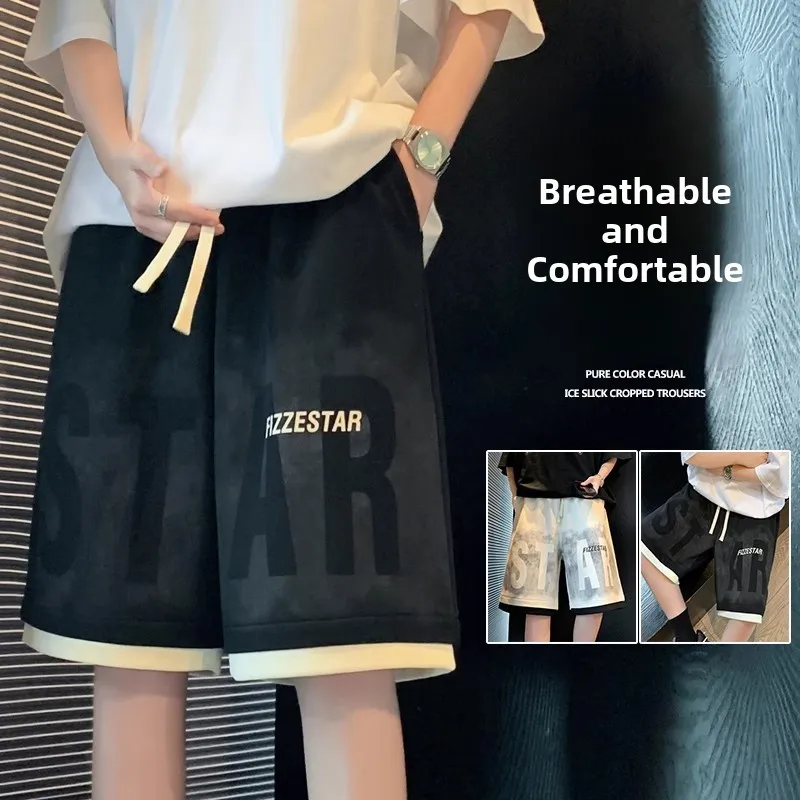 Мужские спортивные брюки American Sle Ice Silk, Новое поступление лета, тонкие свободные повседневные баскетбольные брюки средней длины пяти четвертей
Мужские спортивные брюки American Sle Ice Silk, Новое поступление лета, тонкие свободные повседневные баскетбольные брюки средней длины пяти четвертей