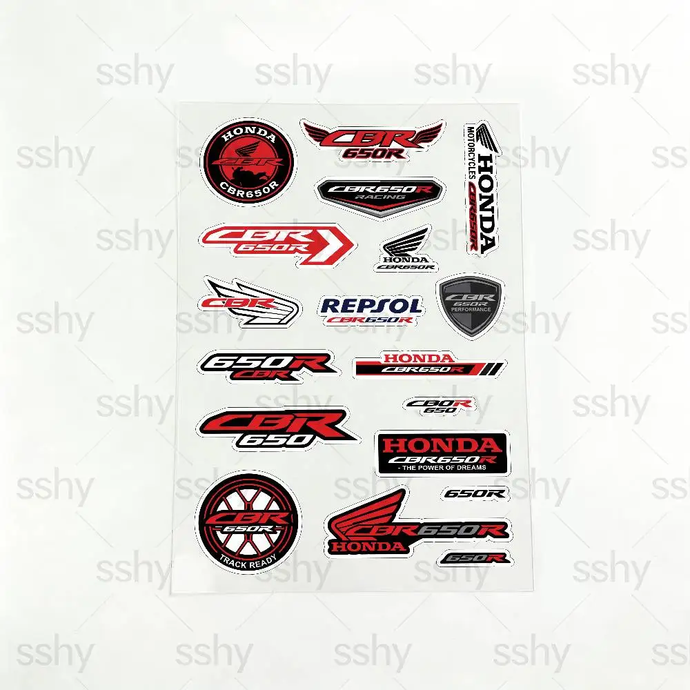 FOR HONDA CBR650R Reflective motorcycle stickers, 3M safety warning at night in the dark scooter helmets
FOR HONDA CBR650R Reflective motorcycle stickers, 3M safety warning at night in the dark scooter helmets