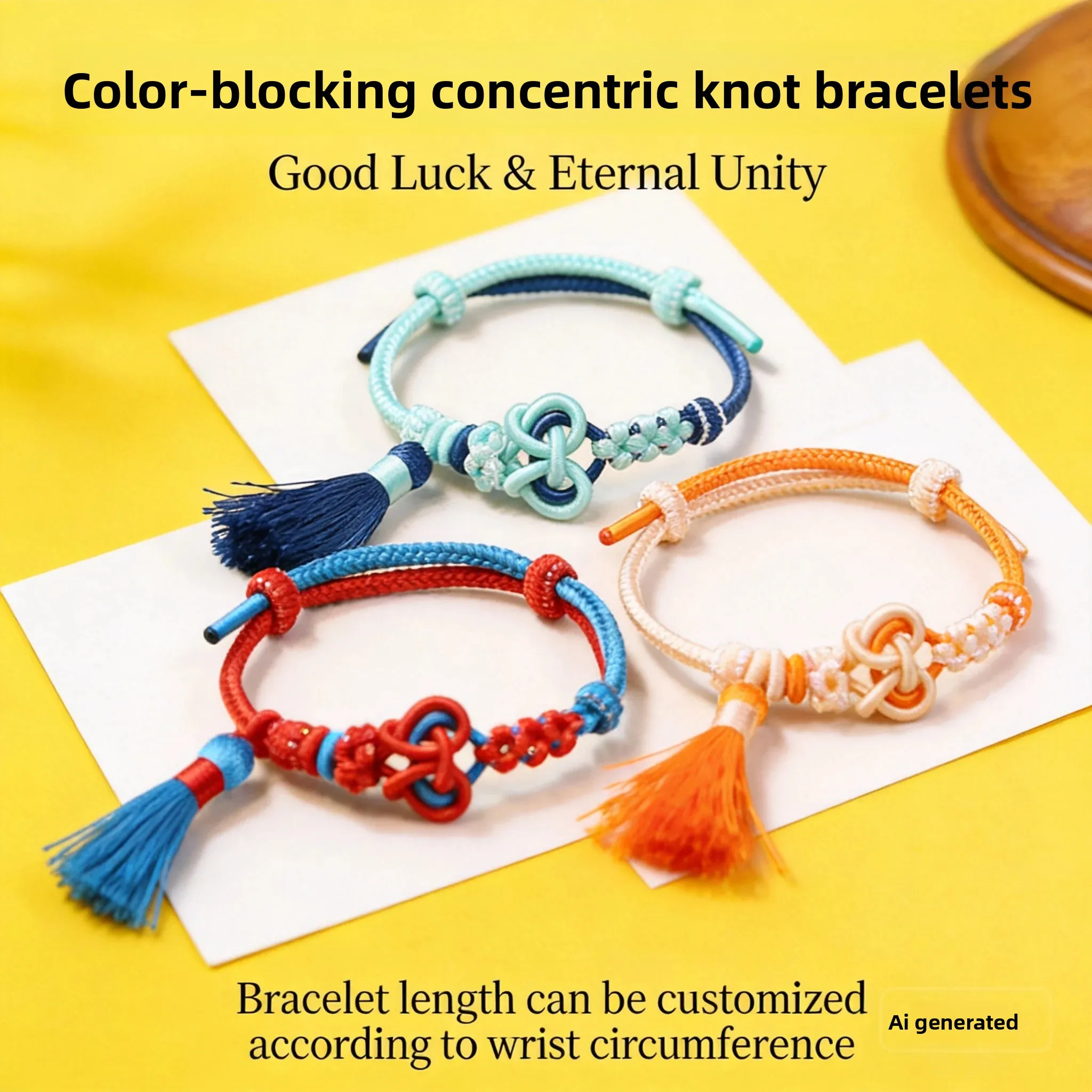 2026 Chinese Style Handmade Woven Love Knot Bracelet Adjustable Tassel Peach Blossom Knot Cord For Couple Daily Party Wear Gift
2026 Chinese Style Handmade Woven Love Knot Bracelet Adjustable Tassel Peach Blossom Knot Cord For Couple Daily Party Wear Gift
