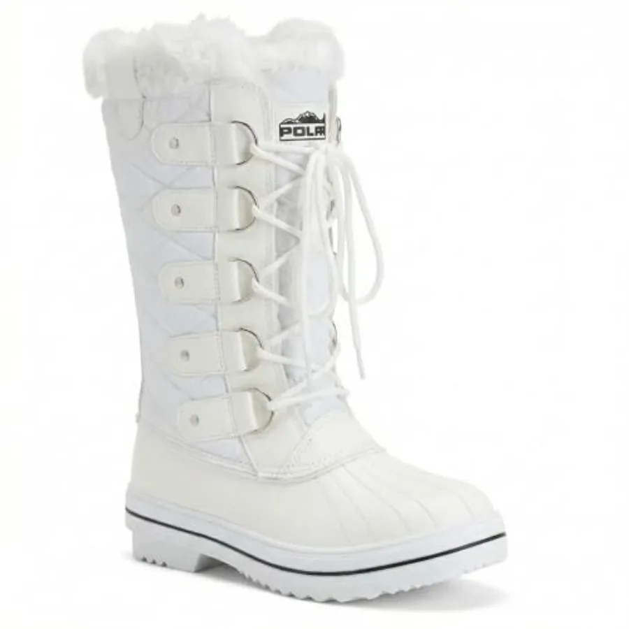 POLAR Womens Snow Boot Nylon Tall Winter Fur Lined Snow Warm Waterproof Rain Boot
POLAR Womens Snow Boot Nylon Tall Winter Fur Lined Snow Warm Waterproof Rain Boot