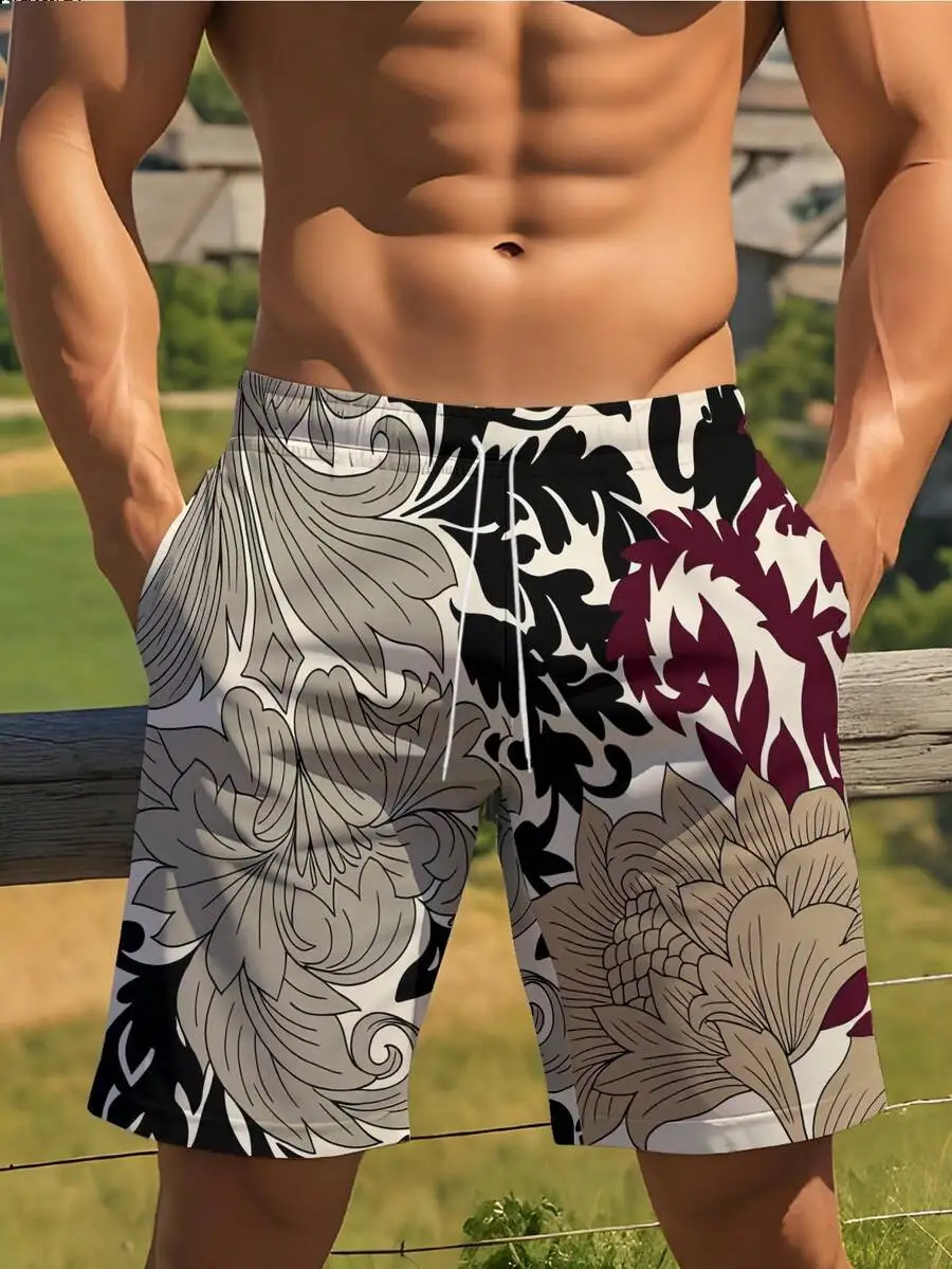 Mens Beach Shorts 3D Digital Print Casual Drawstring Swim Trunks
Mens Beach Shorts 3D Digital Print Casual Drawstring Swim Trunks