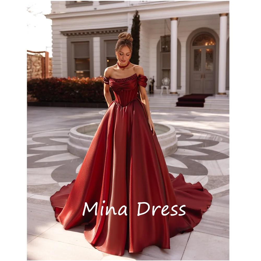 Mina Back-length Elegant Party Dresses for Special Occasions Customized Crystal Fall Shoulders Transparent Shoulder Straps Tail
Mina Back-length Elegant Party Dresses for Special Occasions Customized Crystal Fall Shoulders Transparent Shoulder Straps Tail