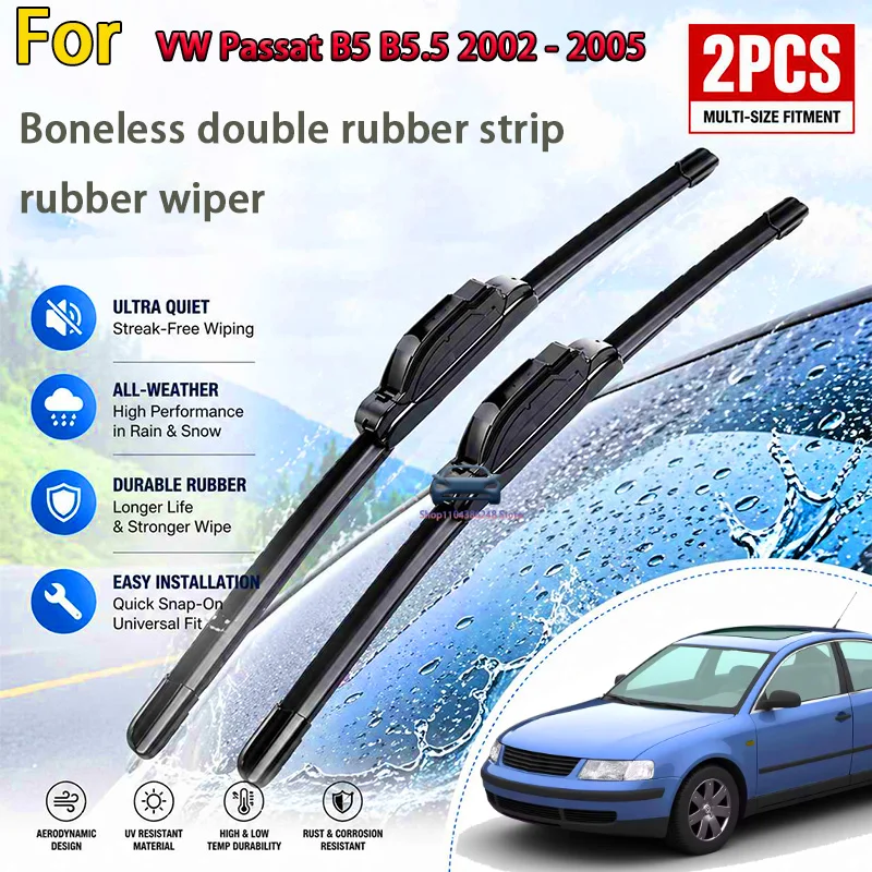 Front Wiper Blades For VW Passat B5 B5.5 2002 - 2005 Windshield Windscreen Window Brush 21"20" Modification Parts
Front Wiper Blades For VW Passat B5 B5.5 2002 - 2005 Windshield Windscreen Window Brush 21"20" Modification Parts