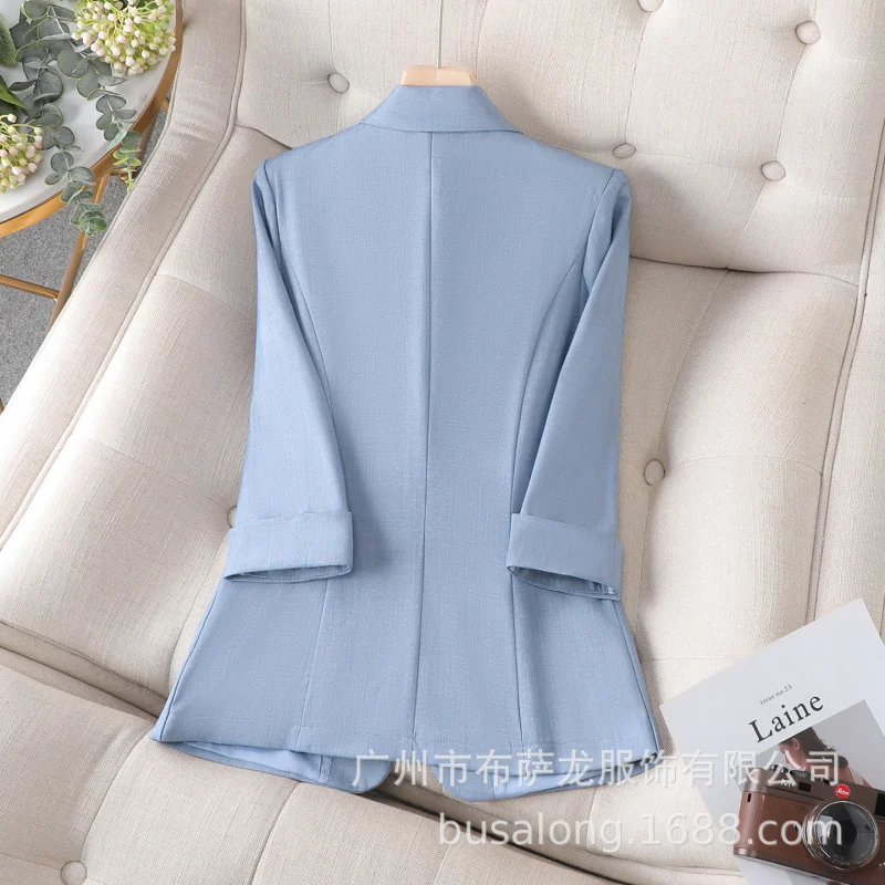 2026New style business blazer for women, mid-sleeve professional suit, formal women's jacket, workwear wholesale
2026New style business blazer for women, mid-sleeve professional suit, formal women's jacket, workwear wholesale