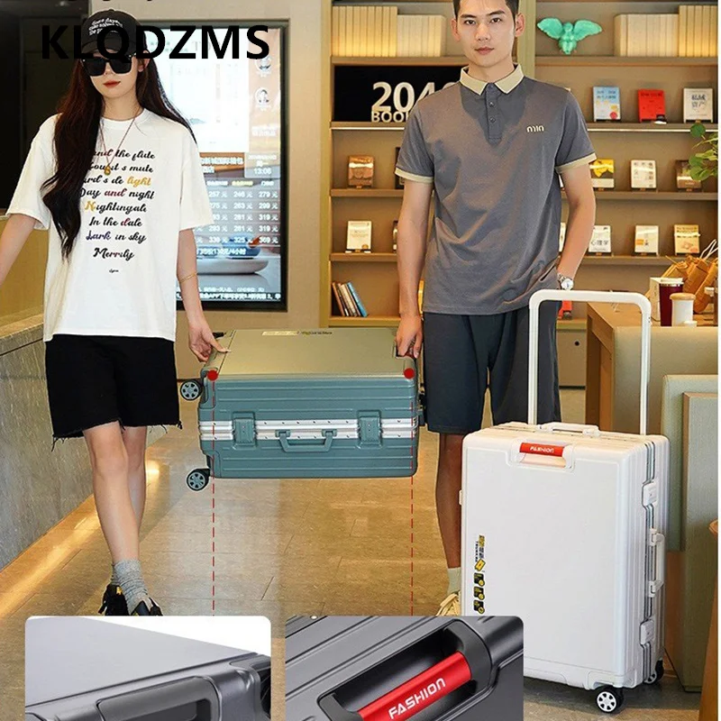 KLQDZMS High Quality Suitcase Large Capacity Trolley Case ABS+PC Boarding Box 20“22”24"26 Inch Cart Style Travel Bag Luggage
KLQDZMS High Quality Suitcase Large Capacity Trolley Case ABS+PC Boarding Box 20“22”24"26 Inch Cart Style Travel Bag Luggage