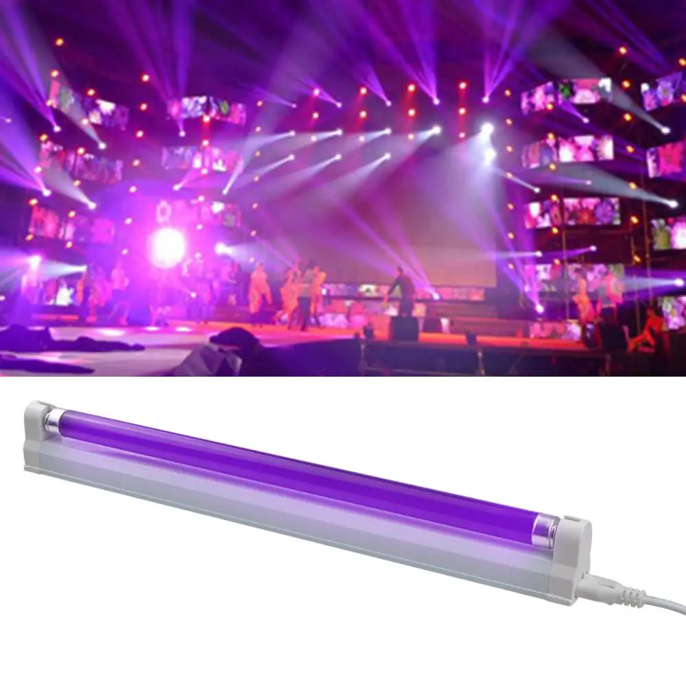 220V 110V UV Light For DJ Stage T5 Tube Blacklight BLB Sound party lights Decoration lightings 6W 8W luz Disco lights for home
220V 110V UV Light For DJ Stage T5 Tube Blacklight BLB Sound party lights Decoration lightings 6W 8W luz Disco lights for home