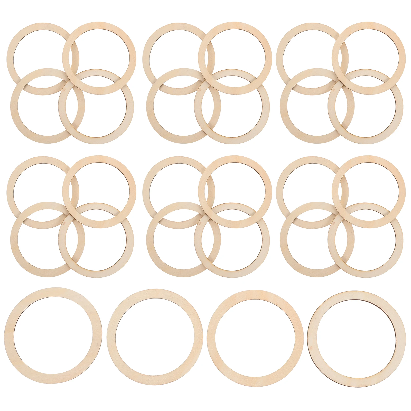 30pcs Wooden Flat Circles Unfinished Round Rings For Diy Craft Decor Macrame Wood Circles Hanging Craft Rings Blank Cutouts
30pcs Wooden Flat Circles Unfinished Round Rings For Diy Craft Decor Macrame Wood Circles Hanging Craft Rings Blank Cutouts